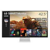 LG Smart Display 43SQ700S, 43 4K UHD(3840x2160) IPS Slim & Flat Style Stand, webOS Smart Monitor, 10Wx2 Speakers, Magic Remote Support, USB Type-C, AirPlay 2 + Screen Share + Bluetooth (CA Model)