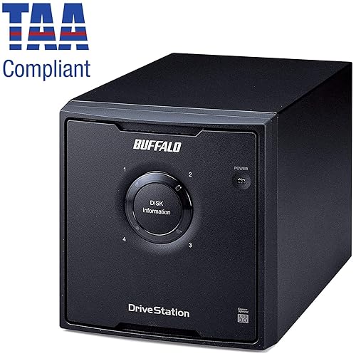 Buffalo DriveStation Quad USB 3.0 4-Drive 24 TB Desktop DAS (HD-QH24TU3R5)