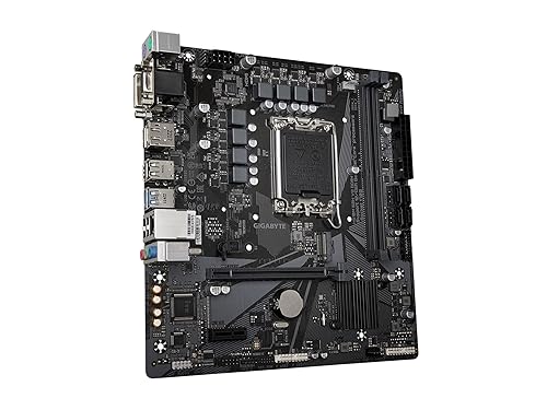 GIGABYTE H610M S2H V2 DDR4 (H610/ Intel/LGA 1700/ Micro ATX/ DDR4/ Single M.2/ PCIe 4.0/ USB 3.2 Gen1/ Realtek GbE LAN/Motherboard) H610 H610M S2H V2 DDR4