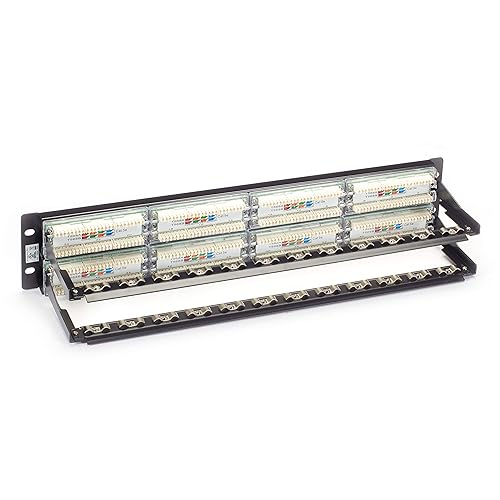 Black Box CAT5e Patch Panel, 2U, Unshielded, 48-Port - GigaBase