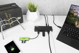 Plugable 7-Port USB 3.0 Hub with 36W Power Adapter - Driverless - Effortlessly Connect Devices and Transfer Data at High Speeds