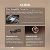 ASUS GeForce RTX™ 5080 16GB GDDR7 Noctua OC Edition (Three Noctua NF-A12x25 G2 PWM 120mm Fans, 16GB DDR7, Optimized Vapor Chamber, Phase-Change GPU Thermal pad, 0dB Technology, Dual BIOS and More) Noctua RTX5080|OC