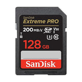 SanDisk 128GB Extreme PRO SDXC UHS-I Memory Card - C10, U3, V30, 4K UHD, SD Card - SDSDXXD-128G-GN4IN Memory Card Only 128GB