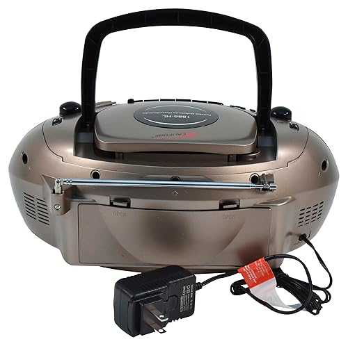 Califone 1886 Spirit SD Multimedia CD Player Cassette Recorder AM/FM Radio Boombox