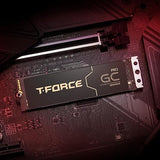 TEAMGROUP T-Force GC PRO 2TB Graphene Heatsink DRAM SLC Cache 3D TLC NAND NVMe InnoGrit PCIe Gen5x4 M.2 2280 Gaming Internal SSD Read/Write 12500/11000 MB/s TM8FFL002T0C129 2TB GC PRO
