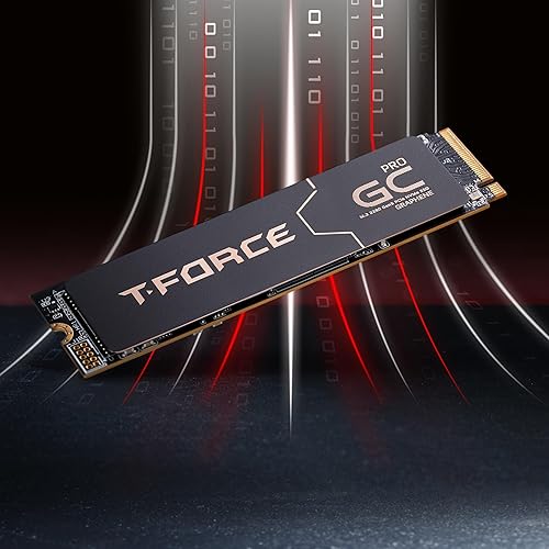 TEAMGROUP T-Force GC PRO 2TB Graphene Heatsink DRAM SLC Cache 3D TLC NAND NVMe InnoGrit PCIe Gen5x4 M.2 2280 Gaming Internal SSD Read/Write 12500/11000 MB/s TM8FFL002T0C129 2TB GC PRO