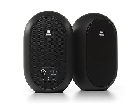 JBL Professional 1 Series 104-BT Compact Desktop Reference Monitors with Bluetooth, Black, Sold as Pair, 4.5-inch Speaker Black 104BT Black