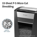 Kensington OfficeAssist Shredder M200-HS Anti-Jam Micro Cut (K52078AM) 8-gallon/300-sheet bin