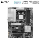 MSI PRO B850-P WiFi ProSeries Motherboard (AMD Ryzen 9000/8000/7000 Series Processors, AM5, DDR5, PCIe 4.0, M.2, SATA 6Gb/s, USB 3.2 Gen 2, HDMI/DP, Wi-Fi 6E, Bluetooth 5.3, 2.5Gbps LAN, ATX)