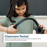 Cyber Acoustics USB-C Stereo Headset (AC-5014) – Durable, Crisp, and Clear Communication in Classrooms and at Home; in-Line Controls for Volume and Mic Mute