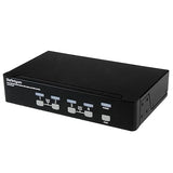 StarTech.com SV431DVIUA 4-Port DVI USB KVM Switch with Audio and USB 2.0 Hub (Black) 4 Port