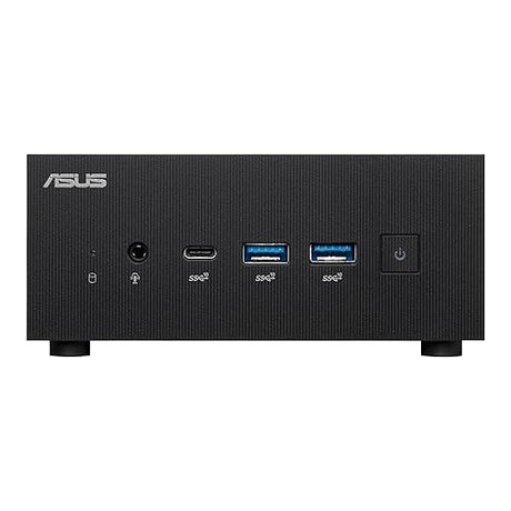 ASUS ExpertCenter PN64 Mini PC System with Intel Core i7-12700H, 16GB DDR5,M.2 PCIE G4 512GB SSD, WiFi 6E, Bluetooth, USB-C, Quad-Display, Windows 11 Pro,Black