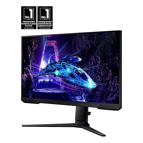 Samsung 24 inch Odyssey G3 Gaming Monitor FHD 180 Hz Refresh Rate (LS24DG302ENXZA) -[Canada Version] (2024) 2024 version 24 inch