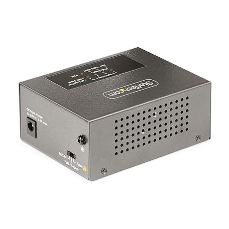 StarTech.com 4-Port Multi-Gigabit PoE++ Injector, 5/2.5/1G Ethernet (NBASE-T), PoE/PoE+/PoE++, Wall/DIN Rail Mountable 802.3bt 90W