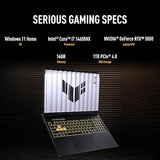 ASUS TUF Gaming F16 (2025) Gaming Laptop, 16” FHD+ 165Hz IPS-Level 16:10 Display, Intel® Core™ i7 Processor 14650HX, NVIDIA® GeForce RTX™ 5050, 16GB DDR5, 1TB PCIe Gen4 SSD, Wi-Fi 6E, Windows 11 Home RTX5050
