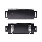 StarTech.com 7-Port Industrial USB 10Gbps Hub with Power Adapter, Metal, Mountable, 5X USB-A/2x USB-C Downstream Ports, TAA