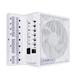 Lian Li Edge Serie - 1200W Full Modular Power Supply (Fan USB Hub Included) - Gold - ATX 3.1 - PCIE 5.1 Support - 12V-2x6 Connector - L-Shape Design for Dual Chamber Case - White (EG1200G.WH)