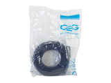 C2G 40617 Velocity One 3.5mm Stereo Male to Two RCA Stereo Male Y-Cable, Blue (50 Feet, 15.24 Meters)