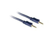 C2G 40601 Velocity 3.5mm M/M Stereo Audio Cable, Aux Cable, Blue (3 Feet, 0.91 Meters)