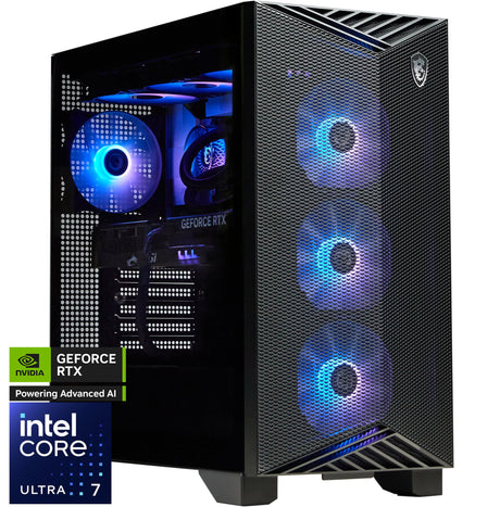 MSI Gaming Desktop PC Aegis RS2 AI C2NVP7-1444US Intel Core Ultra 7 265K 32GB DDR5 2TB NVMe SSD GeForce RTX 5070 Windows 11 Home Advance