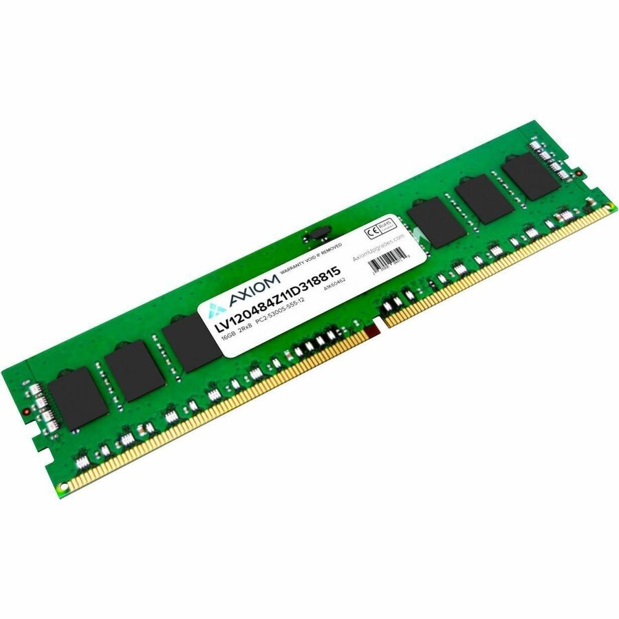 Axiom 16GB DDR4 SDRAM Memory Module - For Server - 16 GB - DDR4-3200/PC4-25600 DDR4 SDRAM - 3200 MHz - 1.20 V - TAA Compliant - ECC - Registered - 288-pin - DIMM