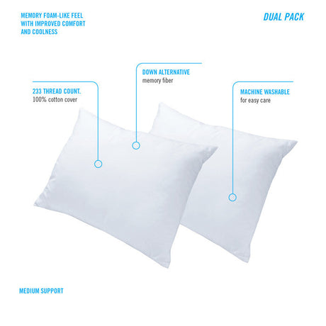 ObusForme Memory Fiber Filled Pillow