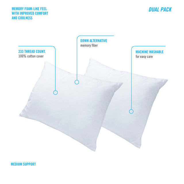 ObusForme Memory Fiber Filled Pillow