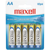 Maxell Alkaline Batteries - AA 10Pk BP
