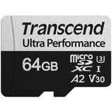 Transcend microSDXC 340S 64GB Class 10 UHS-I U3 A2