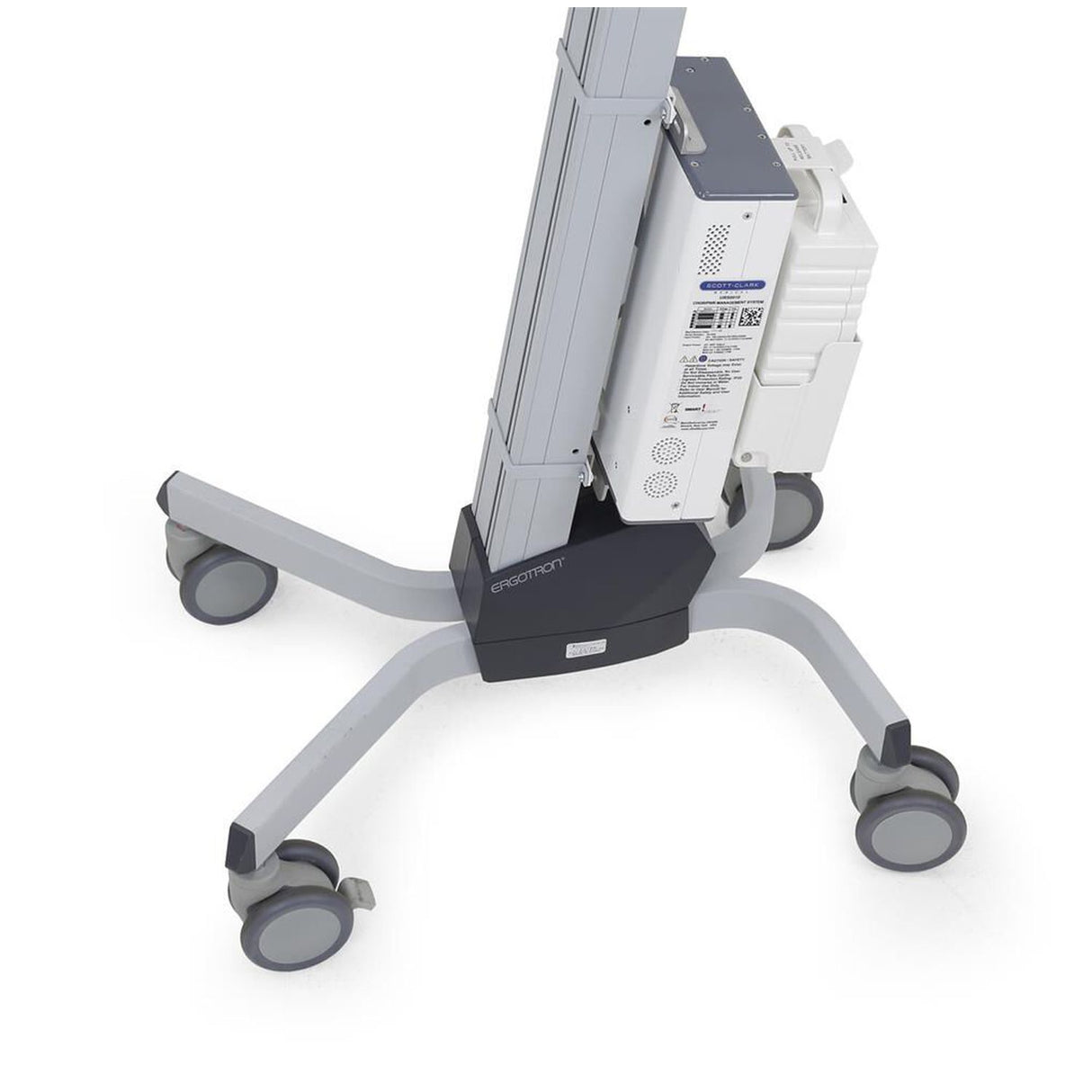 Ergotron Neo-Flex Mounting Bracket for Cart - Light Gray - Height Adjustable - 22.05 lb Load Capacity - Steel