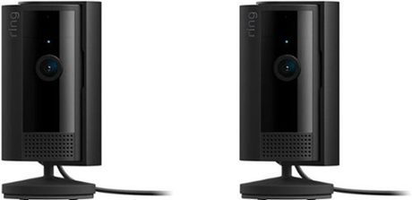 Ring 2pk Indoor Plug-In 1080p Security Camera (2nd-Generation) With Privacy Cover - Black SKU 6551550