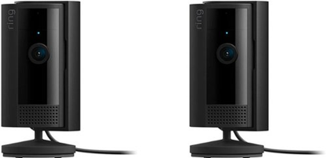Ring 2pk Indoor Plug-In 1080p Security Camera (2nd-Generation) With Privacy Cover - Black SKU 6551550