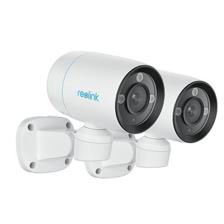 Reolink 180° Pan Outdoor PoE Wired 4K Security Camera With 18m Network Cable - 2 Pack - White SKU 6551529