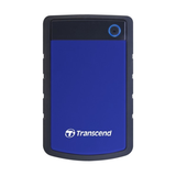 Transcend StoreJet 25H3B External 1 TB USB 3.0 Hard Disk Drive - Black/blue