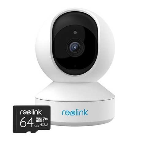 Reolink Smart 4MP Indoor Super HD 64GB Security Camera With Motion Spotlights - White SKU 6546860