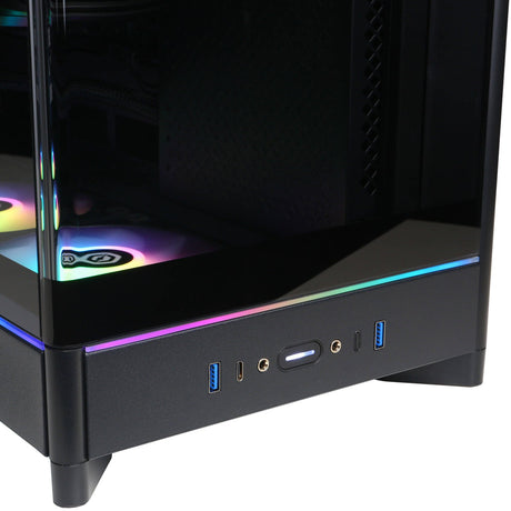 CyberPowerPC Gamer Supreme SLC11040CPG Gaming Desktop Computer - AMD Ryzen 7 9800X3D - 32 GB - 2 TB SSD - Mid-tower - Black - AMD B850 Chip - Windows 11 Home - NVIDIA GeForce RTX 5080 16 GB GDDR7 - IEEE 802.11ax - 1000 W