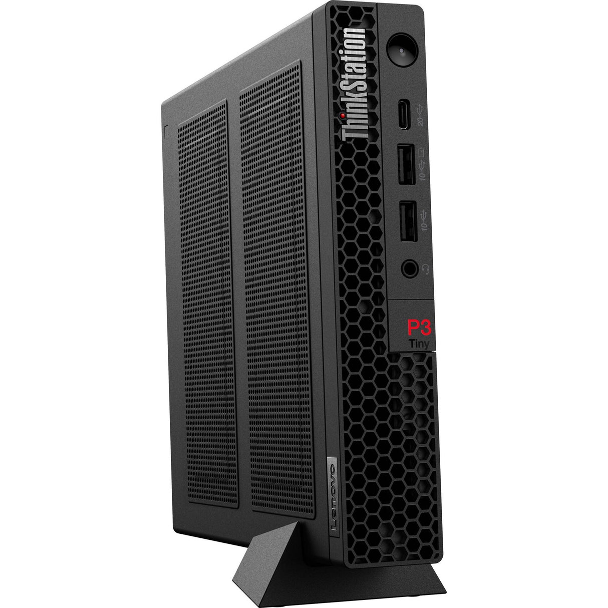 Lenovo ThinkStation P3 Gen 2 30K5004MUS Workstation - 1 x Intel Core Ultra 7 265 - 16 GB - 512 GB SSD - Tiny - Black - Intel Q870 Chip - Windows 11 Pro - 1 x NVIDIA RTX A400 4 GB Graphics - NVMe Controller - English Keyboard