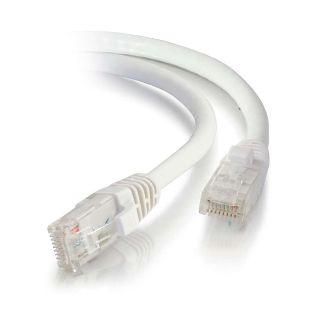 C2G 1ft Cat6a Snagless Unshielded (UTP) Ethernet Network Patch Cable – White