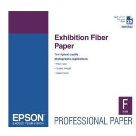 Epson 13x19 Exhibition Fiber Paper - 25 Sheets