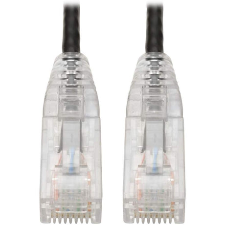 Tripp Lite Connectivity 8in Cat6 Gb Snagless Molded Slim Utp Patch Cable Rj45 Black
