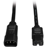 Tripp Lite 3ft Computer Power Cord 14awg 15a C14 To C15 Heavy Duty