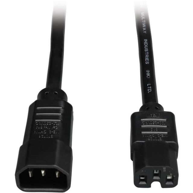 Tripp Lite 3ft Computer Power Cord 14awg 15a C14 To C15 Heavy Duty