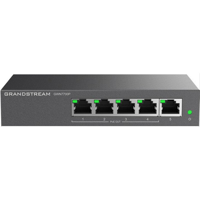 Grandstream Networks GWN7700M Network Switch Unmanaged 2.5G Ethernet (100/1000/2500) Black