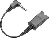 Plantronics Headset - Adapter Cable - Plastic - Black