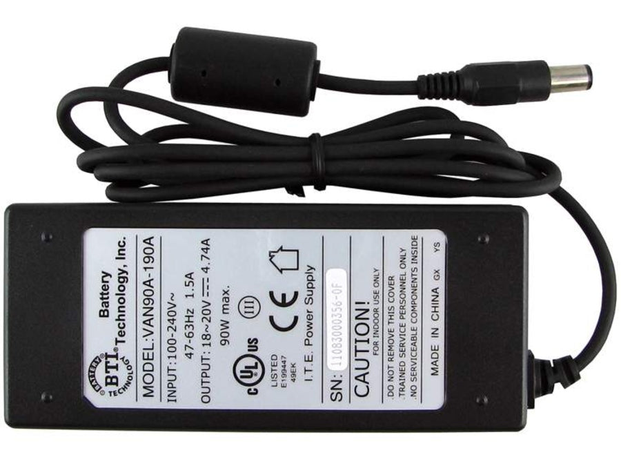 BTI Battery Technology AC Adapter For Dell 19V/65W