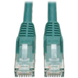Tripp Lite Cat6 GbE Gigabit Ethernet Snagless Molded Patch Cable UTP Green RJ45 M/M 6in 6 Inch