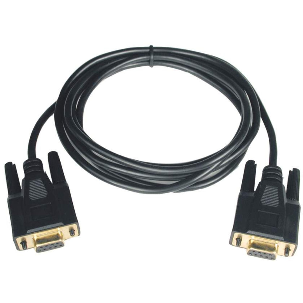 Tripp Lite 6ft Null Modem Serial Db9 Cable Gold Connectors F/f