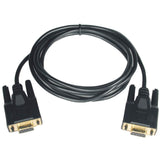 Tripp Lite 6ft Null Modem Serial Db9 Cable Gold Connectors F/f