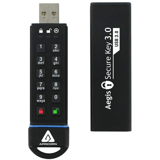 Apricorn 240GB Aegis Secure Key USB 3.1 Gen 1 Flash Drive