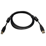 Tripp Lite USB 2.0 A/B Gold Device Cable With Ferrite Chokes, 3
